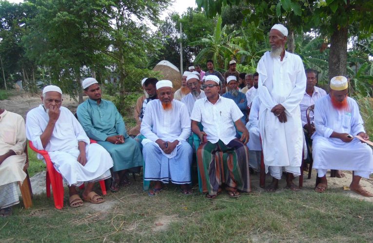 মোচাগড়া উত্তর পশ্চিম পাড়া বড় কবরস্থান পাকা ঘাটলা উদ্ভোধন